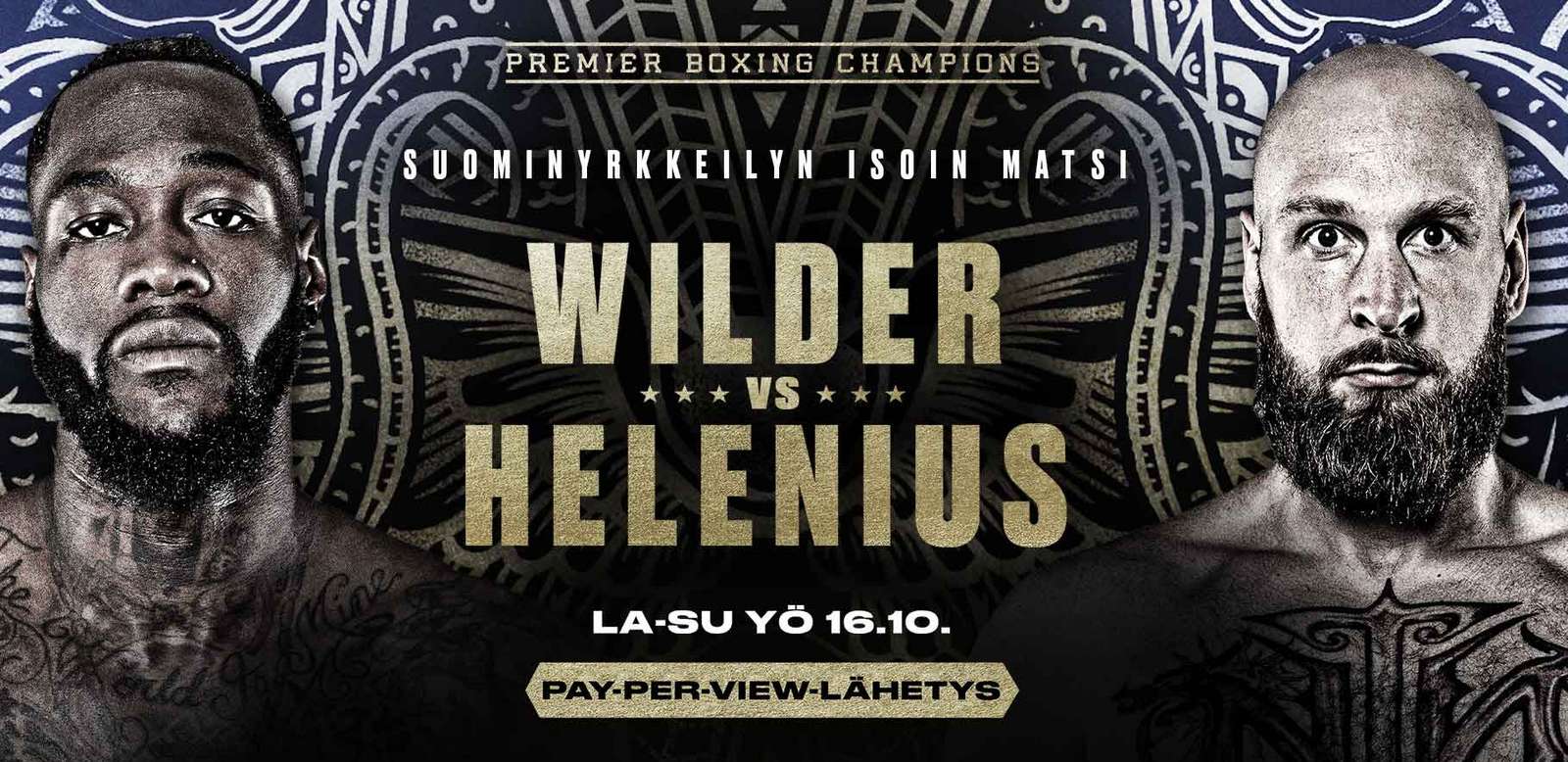 Haluatko nähdä Wilder vs. Helenius -nyrkkeilyottelun suorana? Lue tästä  ohjeet! - Suomi24 Viihde